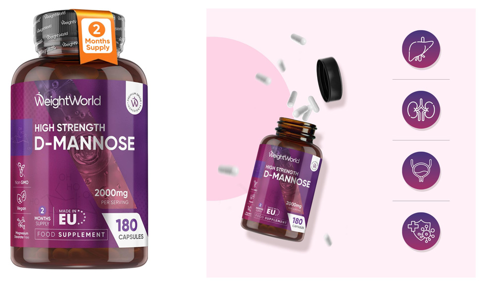D-Mannose Supplement for UTI Prevention